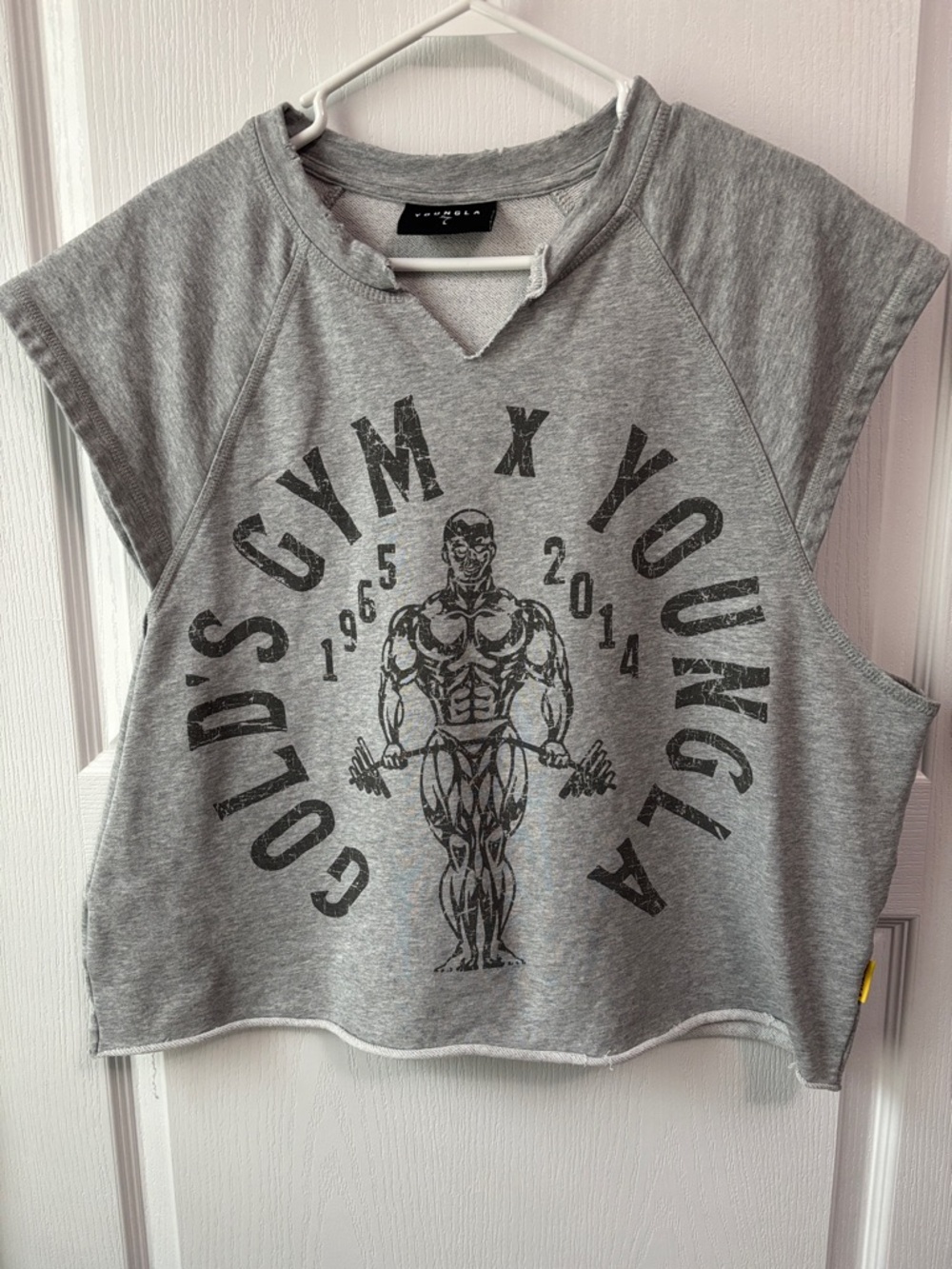 YoungLA 5069 Golds Gym Vintage Cut Off work out shirt.
